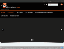 Tablet Screenshot of mybusinesstore.com